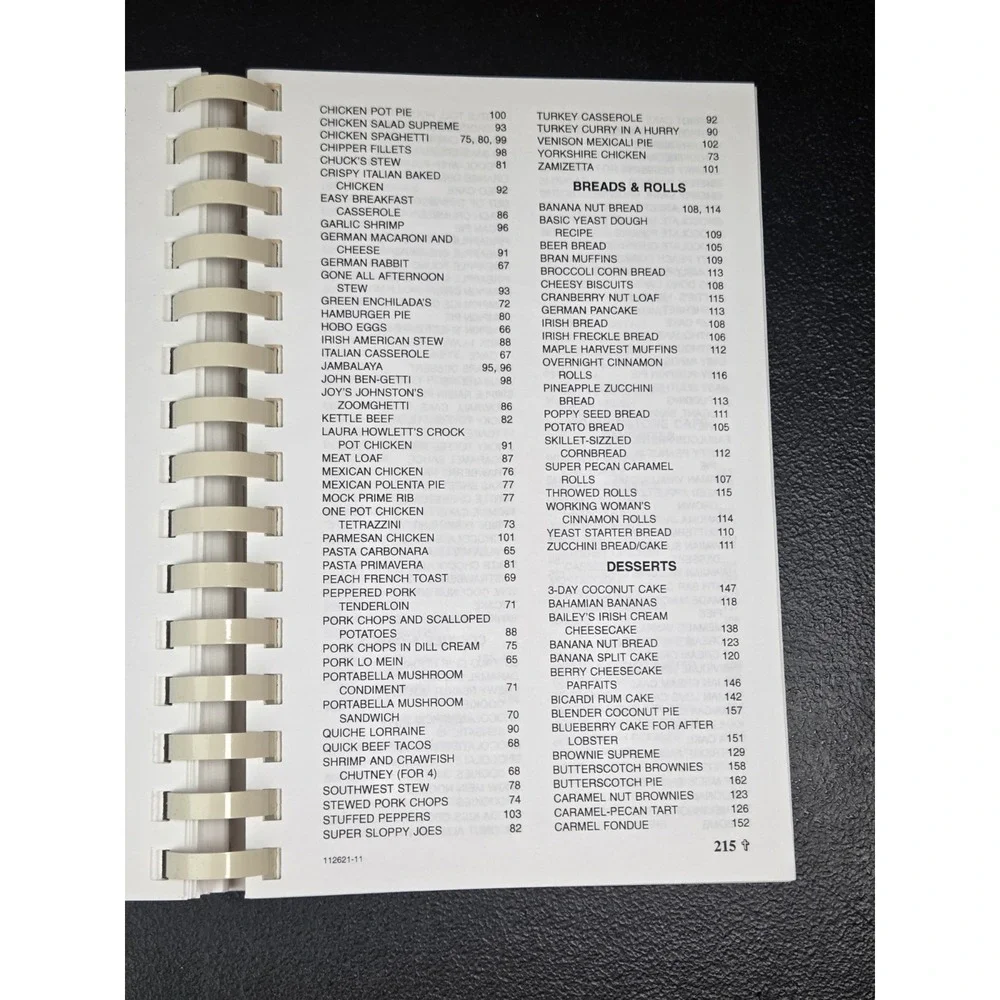 Centenary United Methodist Church Cookbook Bonne Terre, MO 2011 Spiral